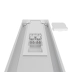 LED Lichtleiste 60 cm eckig 18W 2160 Lumen, Neutralweiß 4000K, Batten Leuchte Kunststoff Braytron – Bild 14