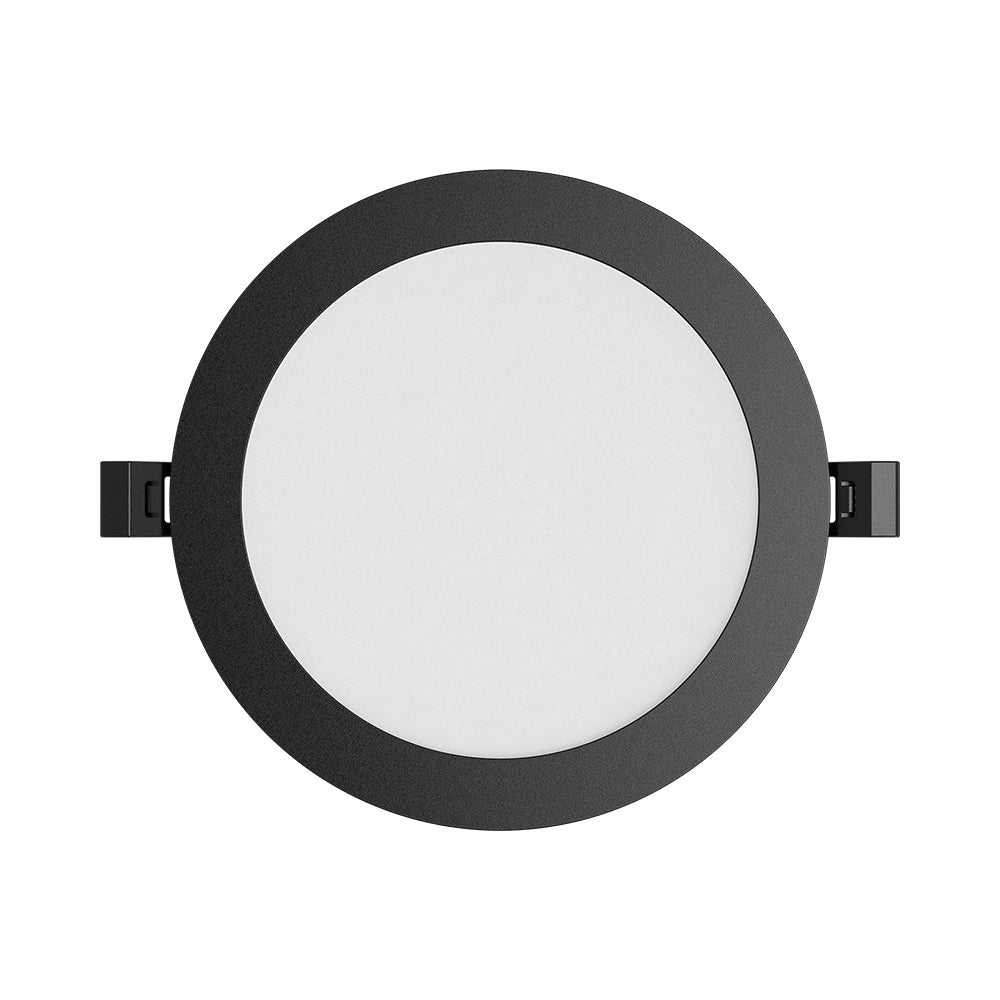 Braytron 12W LED Panel Dimmbar Einbauspot Einbaustrahler Deckenstrahler Flach IP40 CCT 3in1 schwarz – Bild 4