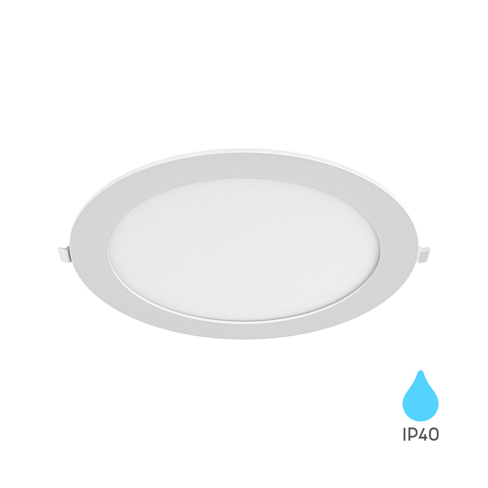 18W LED Einbaustrahler Deckenspot Ultra Flach Einbauleuchte Einbauspot 230V IP40 3000K Warmweiß – Bild 1