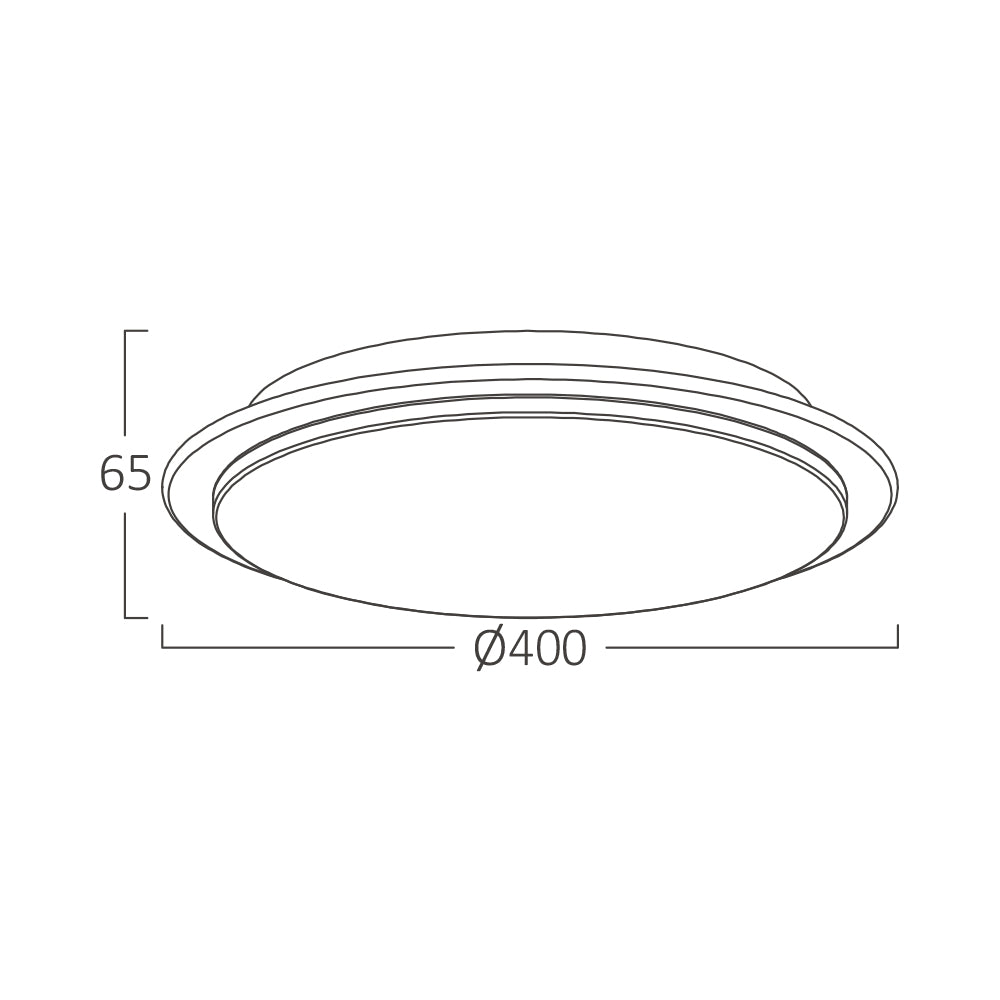 24W LED Deckenleuchte Deckenlicht 40cm rund Sternenhimmel Sparkle Dekor CCT 3in 1 3000-6500K – Bild 4