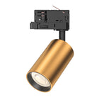 Braytron 3-Phasen GU10 LED Schienenstrahler Gold Stromschienen Spot drehbar - schwenkbar – Bild 1
