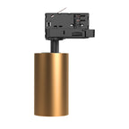 Braytron 3-Phasen GU10 LED Schienenstrahler Gold Stromschienen Spot drehbar - schwenkbar – Bild 4