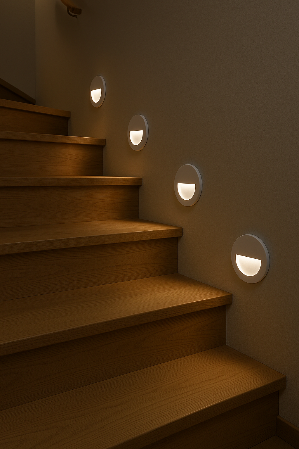 3W LED Treppenlicht IP65 – Innen & Außen – Rund & Rechteckig