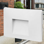 3W LED Treppenlicht Treppenbeleuchtung Treppenleuchte Stufenlicht Stufen Leuchte Eckig Weiß – Bild 8