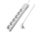 Braytron 6-Fach Mehrfachsteckdose mit 1,5m Kabel mit Schalter mit Kindersicherung & Zubehör – Bild 1
