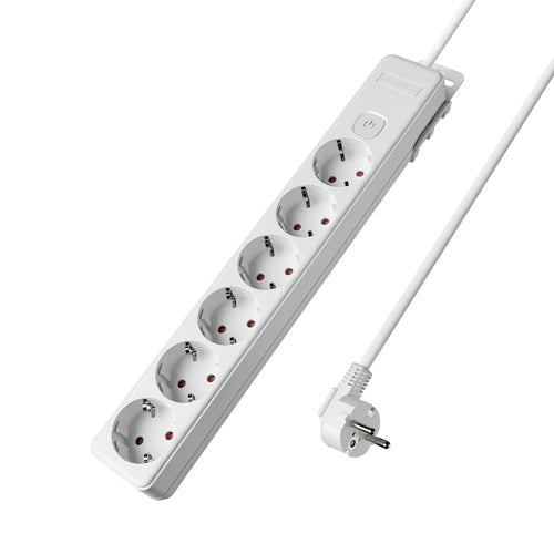 Braytron 6-Fach Mehrfachsteckdose mit 1,5m Kabel mit Schalter mit Kindersicherung & Zubehör – Bild 1