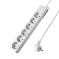 Braytron 6-Fach Mehrfachsteckdose mit 1,5m Kabel ohne Schalter mit Kindersicherung & Zubehör – Bild 1