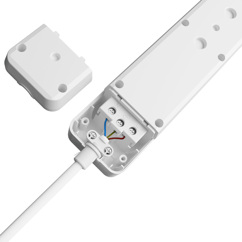 Braytron 6-Fach Mehrfachsteckdose mit 1,5m Kabel ohne Schalter mit Kindersicherung & Zubehör – Bild 4