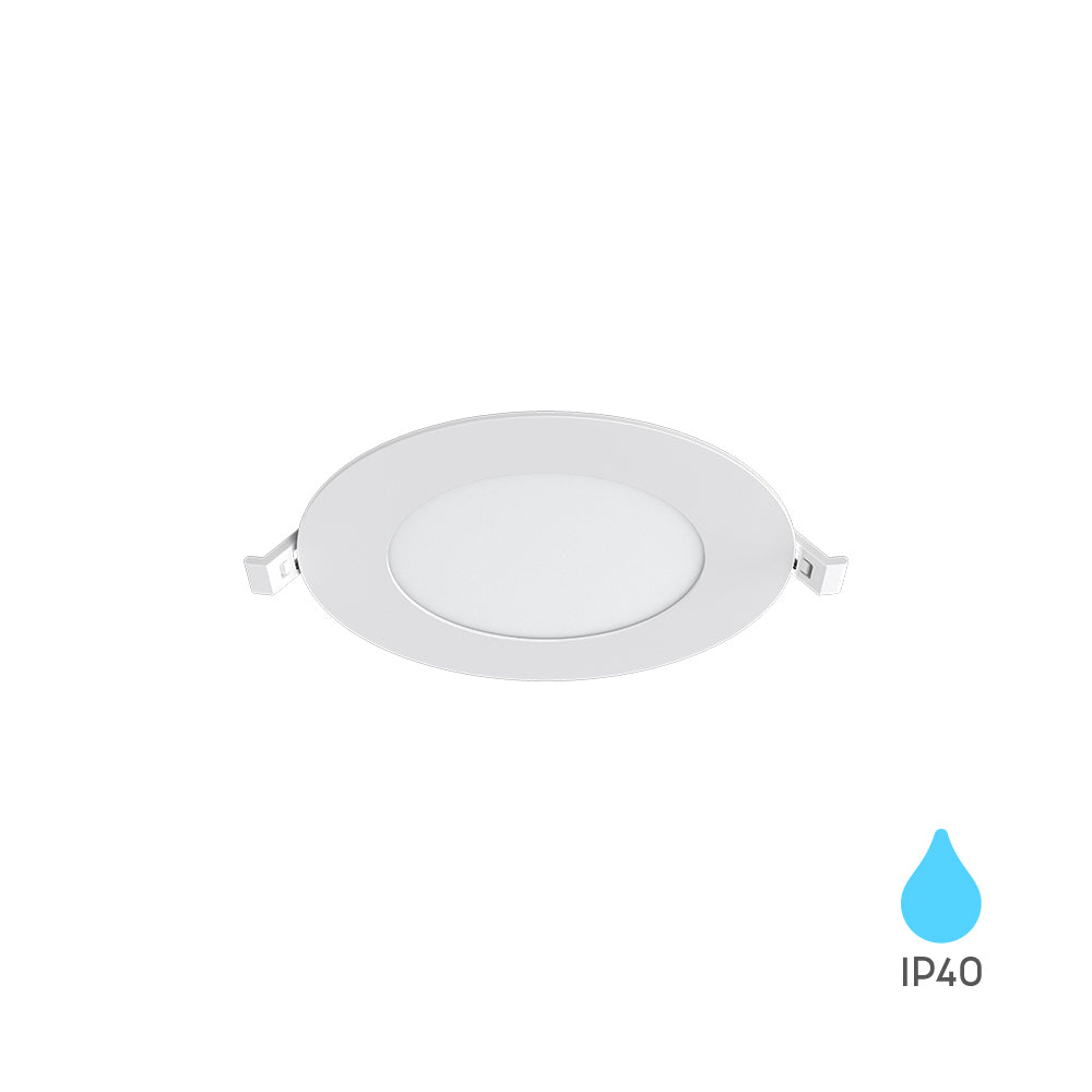 6W LED Einbaustrahler Deckenspot Ultra Flach Einbauleuchte Einbauspot 230V IP40 3000K Warmweiß – Bild 1