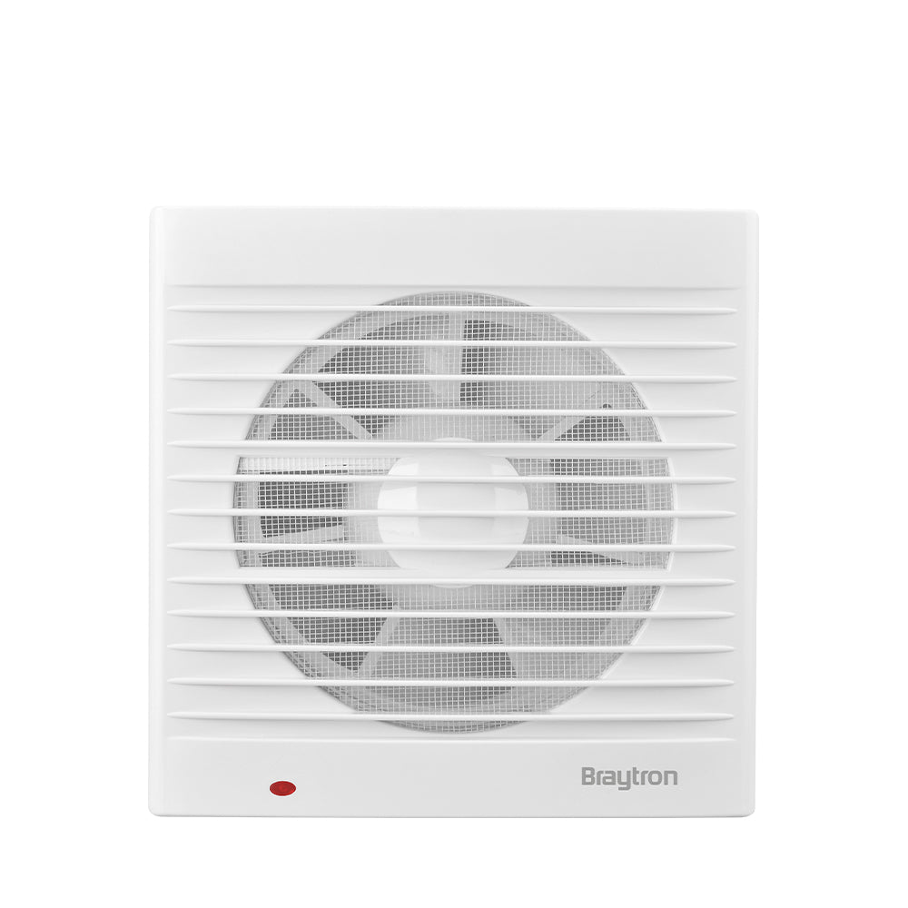 Braytron Badlüfter Wandlüfter WC Küche Ventilator Lüfter Ø100 mm Leise 34dB, 100 m³/h 12W – Bild 1