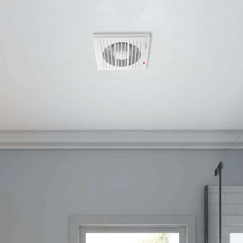 Braytron Badlüfter Wandlüfter WC Küche Ventilator Lüfter Ø100 mm Leise 34dB, 100 m³/h 12W – Bild 7