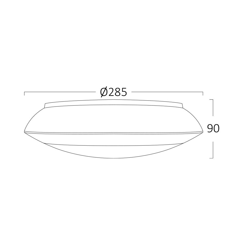 Braytron Deckenleuchte Deckenlampe Deckenlicht E27 Grau Eingang Flur Außenbereich modern – Bild 8