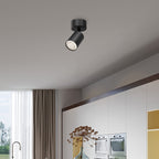 Braytron Deckenleuchte Spotleuchte 1-Flammig Schwarz LED GU10 Sockel schwenkbar – Bild 2