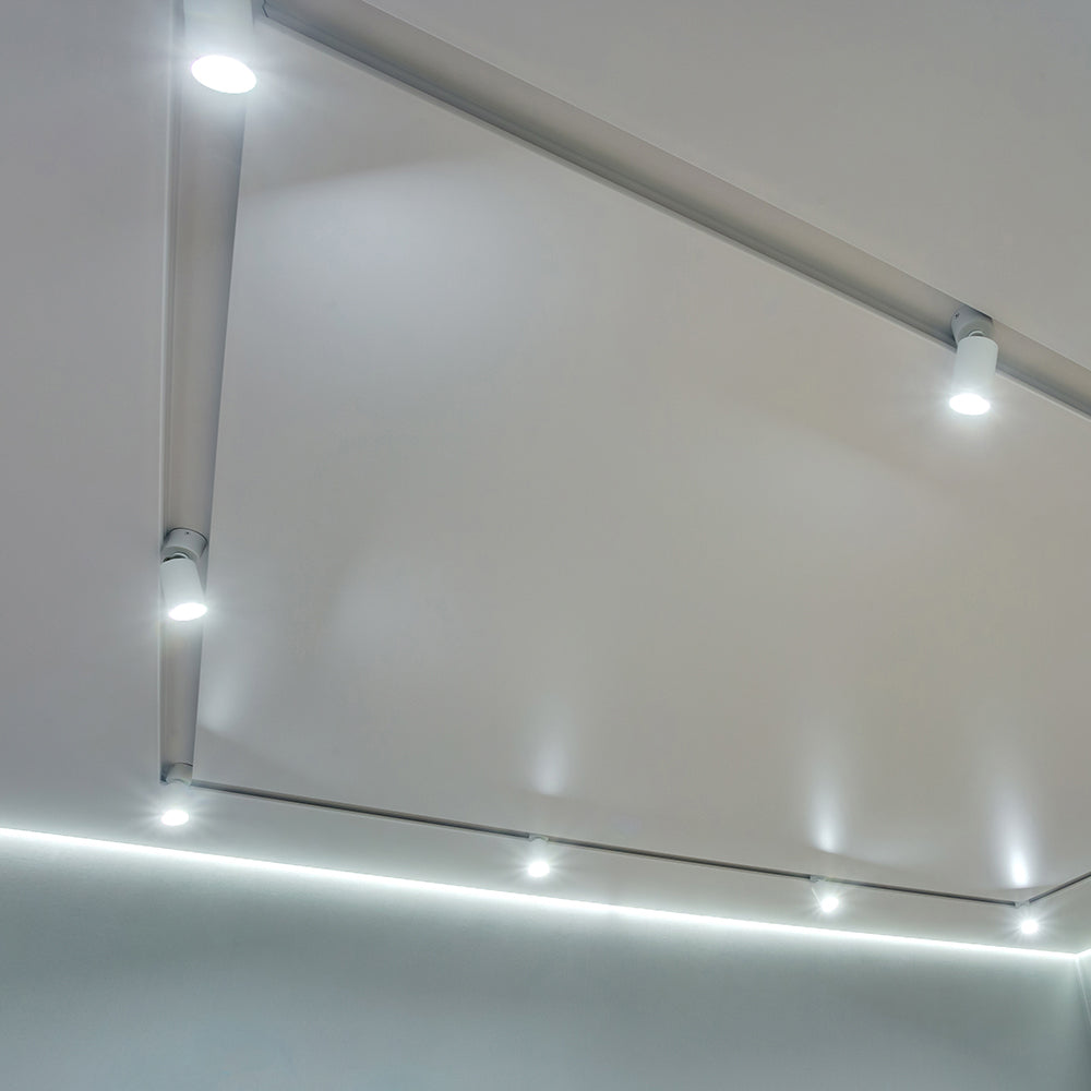 Braytron Deckenleuchte Spotleuchte weiß LED GU10 Sockel schwenkbar – Bild 2