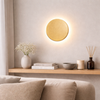 Braytron LED 12W Wandleuchte Designer Wandlicht Rund Gold indirekte Beleuchtung IP65 3in1 3000-6500K – Bild 13
