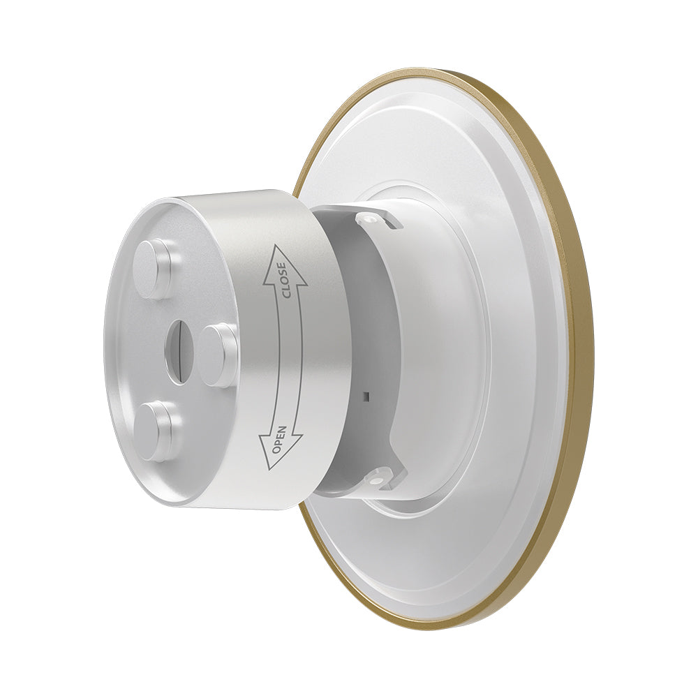 Braytron LED 12W Wandleuchte Designer Wandlicht Rund Gold indirekte Beleuchtung IP65 3in1 3000-6500K – Bild 4