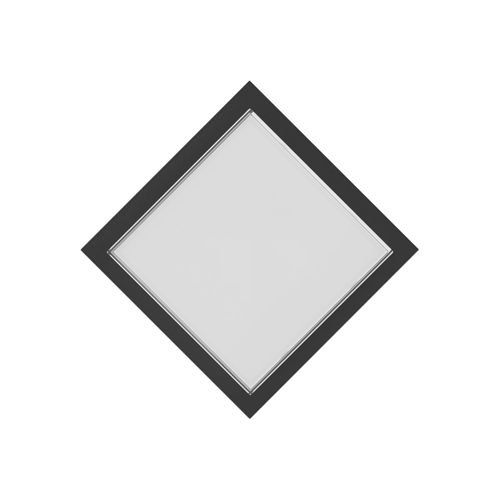 LED 15W Eckig Wandleuchte Außenwandleuchte Balkon Eingang Treppenhaus 3000K warmweiß schwarz IP65 – Bild 11