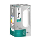 LED 18W Wand Decken Leuchte Oval Feuchtraumleuchte Weiß Außen Garage 3000K/ IP54 – Bild 5