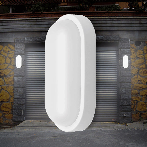 Braytron LED 8W Wand Decken Leuchte Feuchtraumleuchte Keller Außen Flur Garage 6500K IP54 – Bild 2
