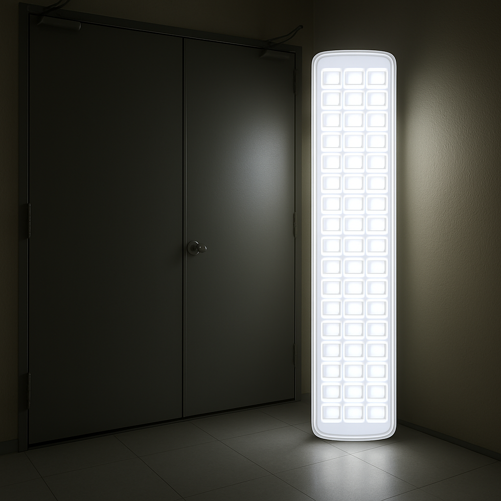 Braytron LED Akku Notleuchte Notbeleuchtung Sicherheitsleuchte Notlicht Notlampe 2 Watt 30 LED`s – Bild 4