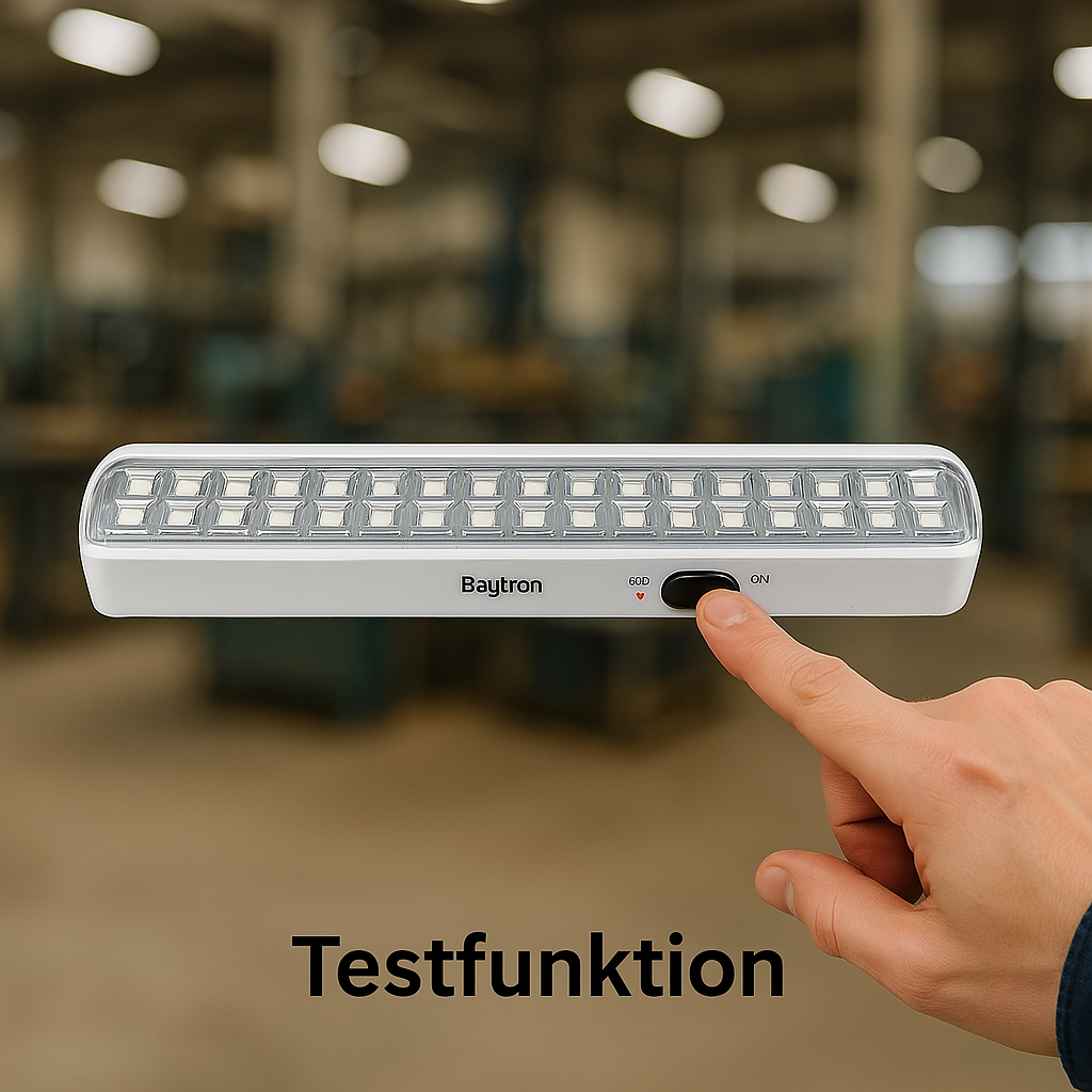 Braytron LED Akku Notleuchte Notbeleuchtung Sicherheitsleuchte Notlicht Notlampe 4 Watt 60 LED`s – Bild 5