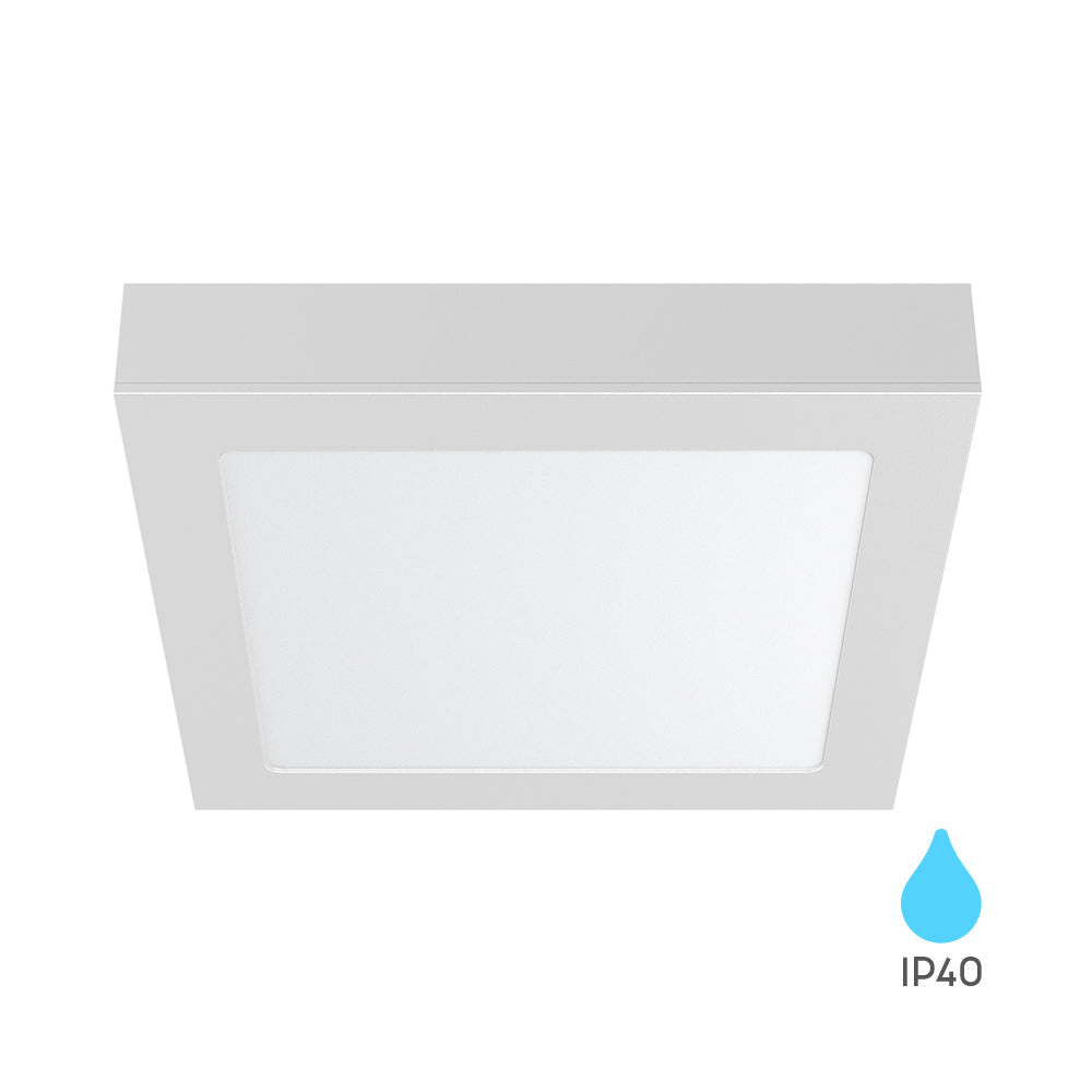 LED Aufbau Deckenleuchte Deckenlicht Eckig 24W 2400LM 6500K, 27X27cm Ultra Slim LED Panel – Bild 1