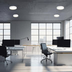 LED Aufbau Deckenleuchte Deckenlicht Rund 24W 2400LM 6500K, Ø30cm Ultra Slim LED Panel weiß – Bild 2