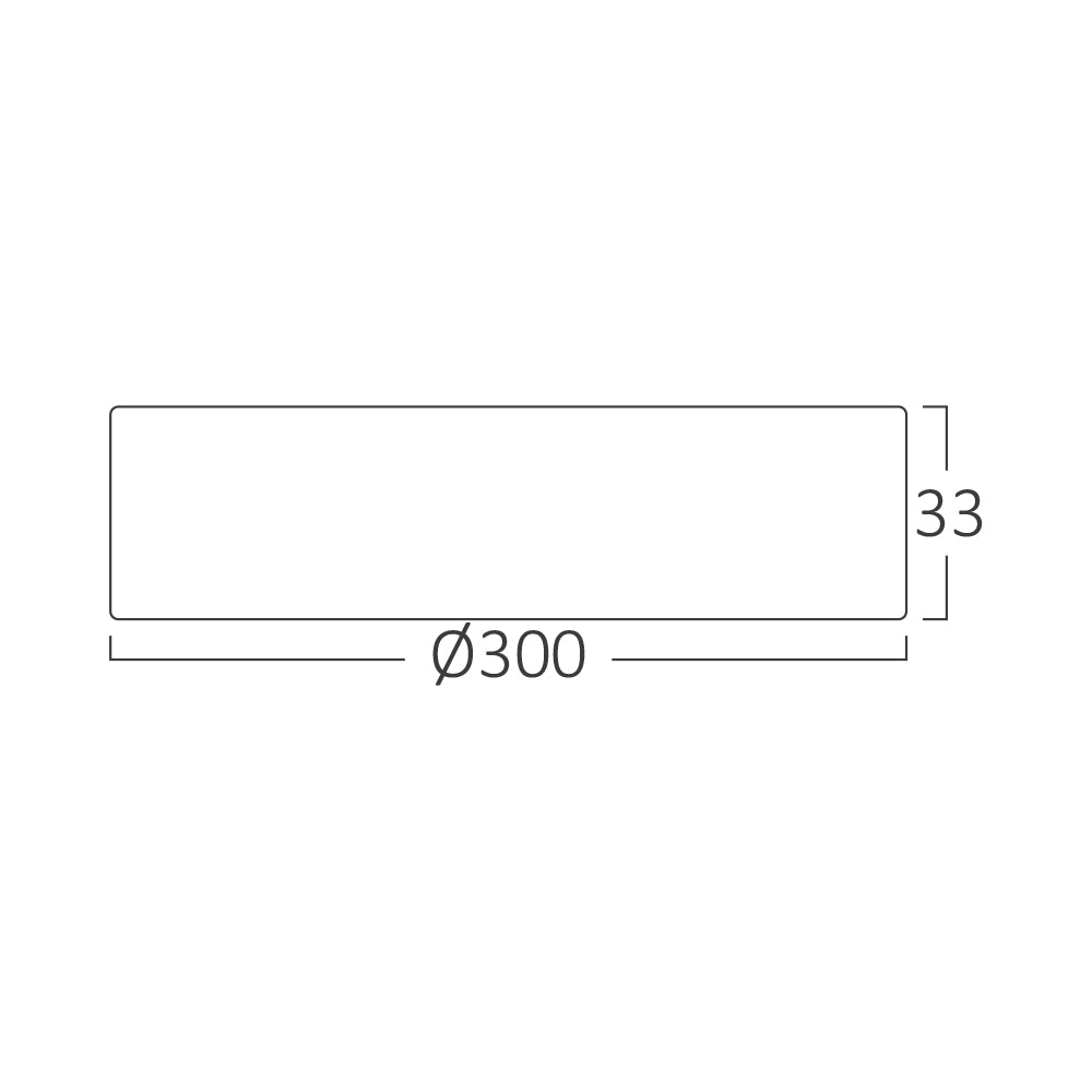 LED Aufbau Deckenleuchte Deckenlicht Rund 24W 2400LM 6500K, Ø30cm Ultra Slim LED Panel weiß – Bild 6