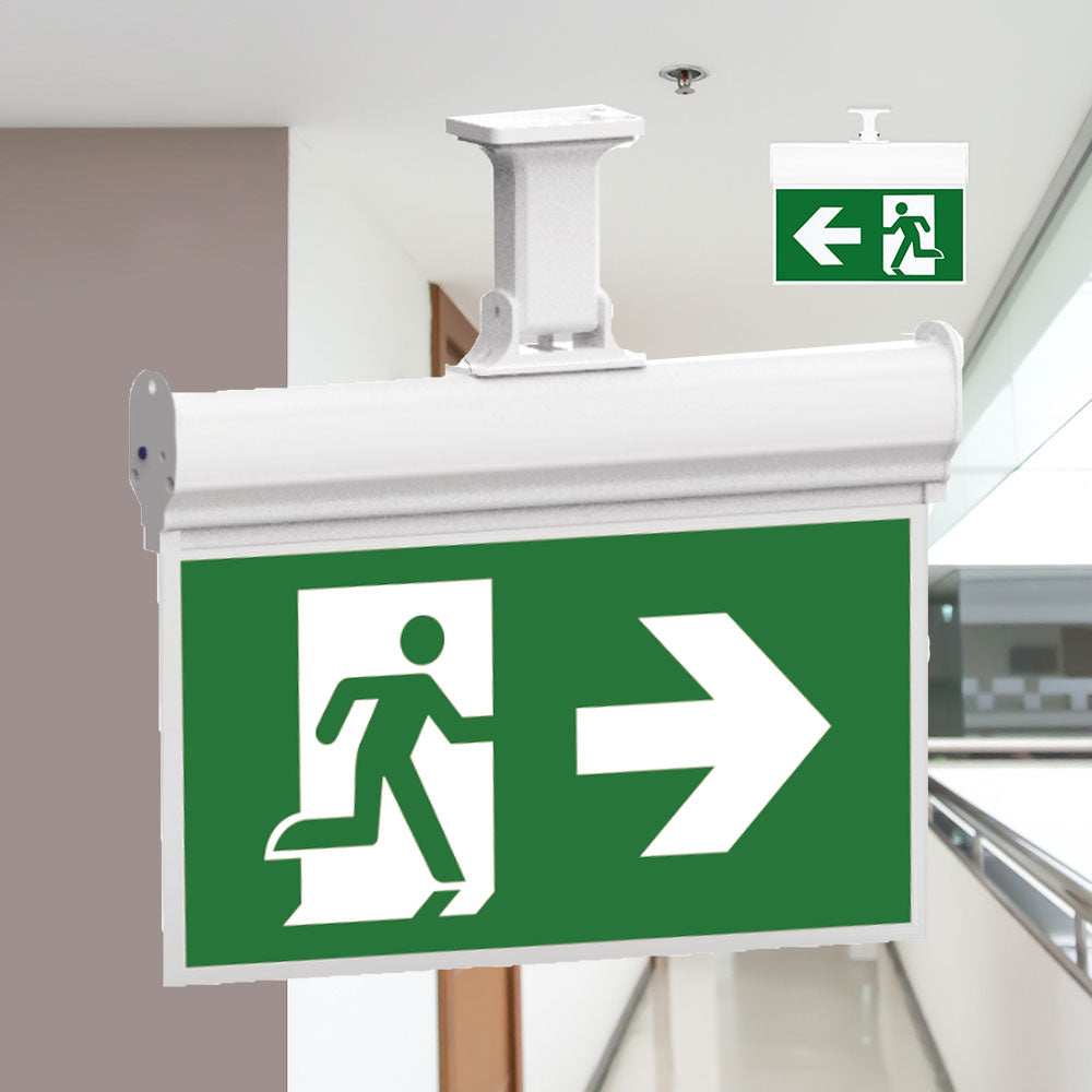LED Aufbau Fluchtweg Notleuchte Notlicht Fluchtwegleuchte Notausgang Notbeleuchtung 3W – Bild 6