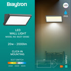LED Außenwandlampe Wandlampe Wandleuchte Außen Fassade 20W IP65 3in1 CCT Farbwahl – Bild 2