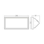 LED Außenwandlampe Wandlampe Wandleuchte Außen Fassade 20W IP65 3in1 CCT Farbwahl – Bild 6