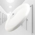 LED Deckenleuchte Ø26cm Sensor Bewegungsmelder Deckenlicht Bad rund 18W IP44 6500K – Bild 2