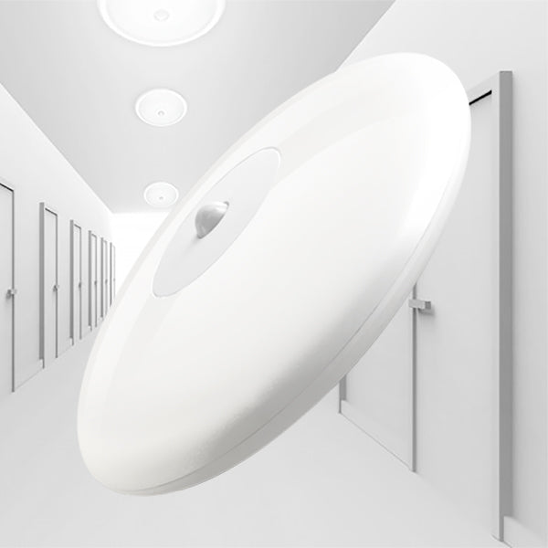 LED Deckenleuchte Ø26cm Sensor Bewegungsmelder Deckenlicht Bad rund 18W IP44 6500K – Bild 2