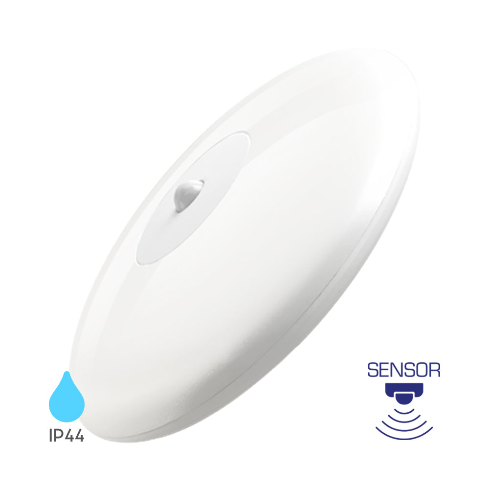 LED Deckenleuchte Ø26cm Sensor Bewegungsmelder Deckenlicht Bad rund 18W IP44 3000K – Bild 10