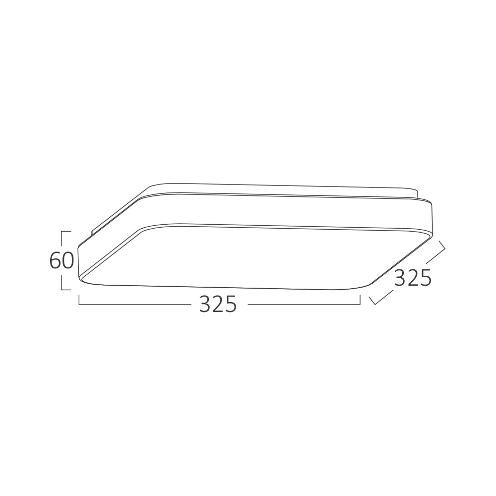 LED Deckenleuchte, Deckenlicht Eckig 24W mit Sternenhimmel-Effekt, 3IN1 Farbtemperatur, 2450 Lumen – Bild 6