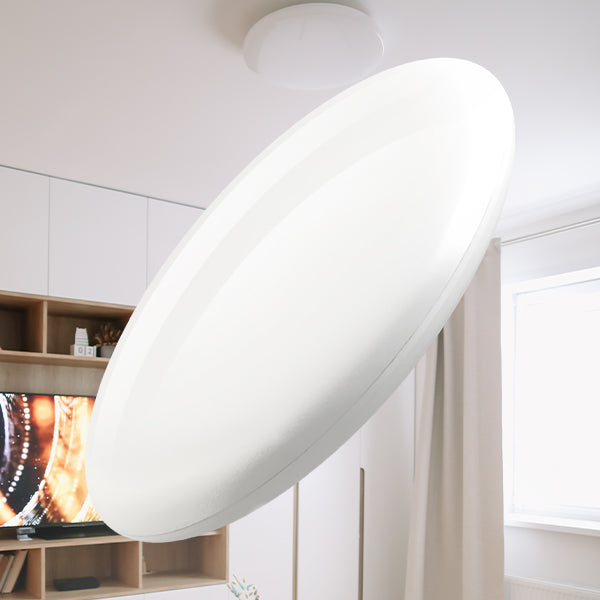 LED Deckenleuchte Deckenlicht Rund 20W 26cm Badezimmer Küche Flur Warmweiß 3000K IP44 – Bild 2