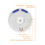 LED Deckenleuchte mit Notlicht Bewegungsmelder Farbwahl 5CCT 10W 20W IP54 Akku bis 4 Stunden – Bild 8