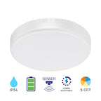 LED Deckenleuchte mit Notlicht Bewegungsmelder Farbwahl 5CCT 10W 20W IP54 Akku bis 4 Stunden – Bild 12
