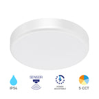 LED Deckenleuchte Wandleuchte Bewegungsmelder Farbwahl 5CCT 10W 20W IP54 Außen und Innenbereich – Bild 13