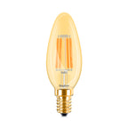Braytron LED E14 4W Kerzenlampe – 2200K Warmweiß, C35 Retro, 360lm, nicht dimmbar Leuchtmittel – Bild 5