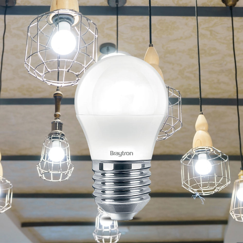 Braytron LED E27 G45 Tropfenform Leuchtmittel 5W Kugel Lampe Birne 450 Lumen 3000K Warmweiß – Bild 2