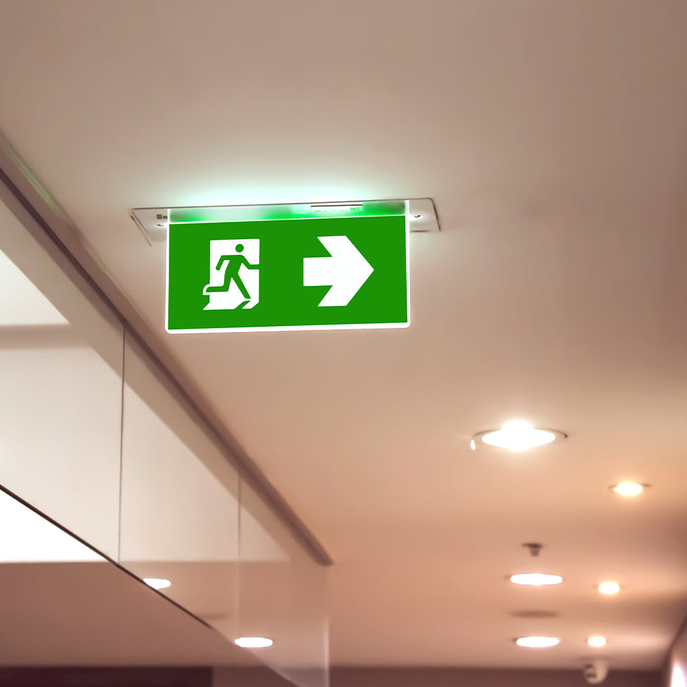 LED Einbau Fluchtweg Notleuchte Notlicht Fluchtwegleuchte Notausgang Notbeleuchtung 3W – Bild 13