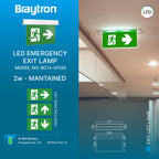 LED Einbau Fluchtweg Notleuchte Notlicht Fluchtwegleuchte Notausgang Notbeleuchtung 3W – Bild 14