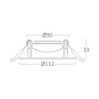 Braytron LED Einbauspot schwenkbar 10W 3CCT schaltbar Deckenstrahler Einbaustrahler Spot – Bild 7