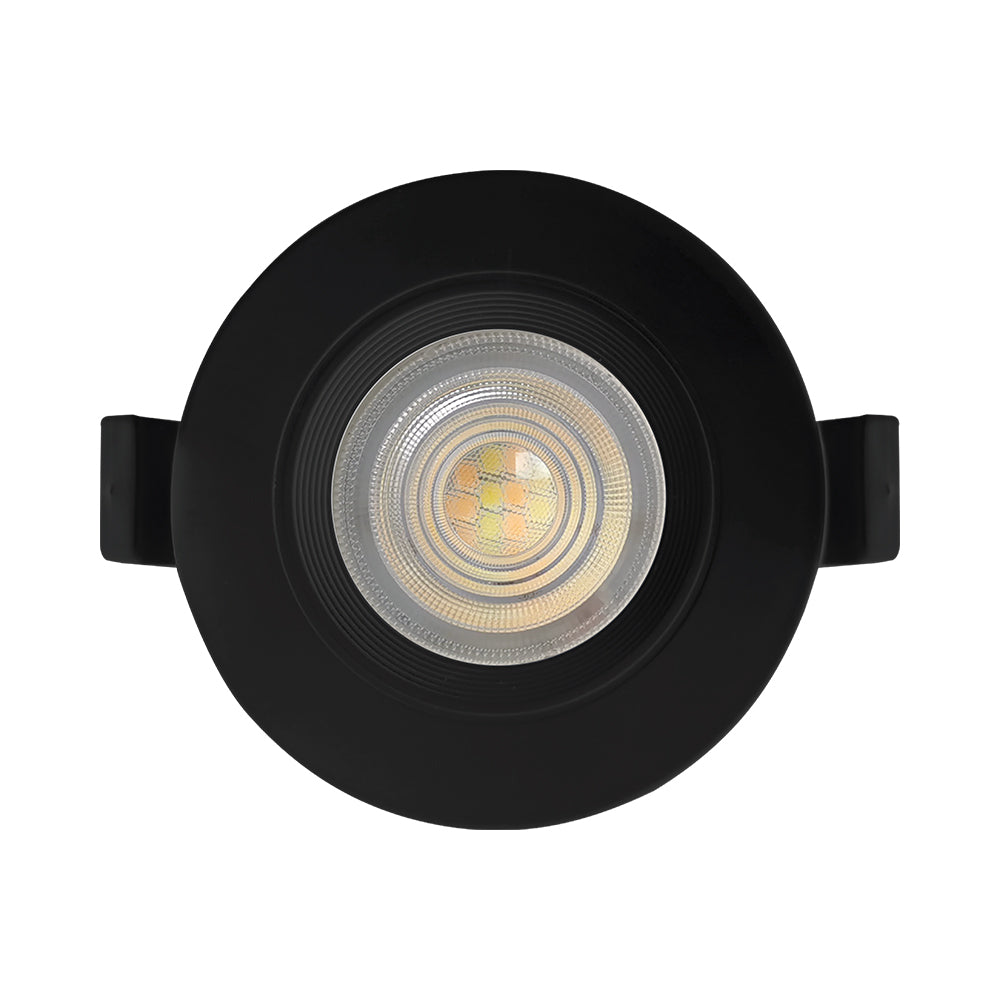 Braytron LED Einbaustrahler 7W IP54 3in1 CCT Spot 630lm Einbauleuchte Einbauspot Badezimmer Schwarz – Bild 2