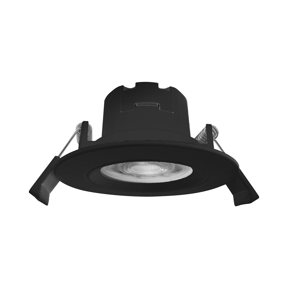 Braytron LED Einbaustrahler 7W IP54 3in1 CCT Spot 630lm Einbauleuchte Einbauspot Badezimmer Schwarz – Bild 4