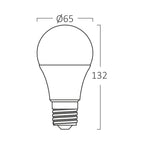 Braytron LED Glühbirne Birnenform E27 16W 4000K 1620 Lumen Neutralweiß Leuchtmittel A65 Ersetzt 105W – Bild 3