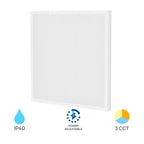 Braytron LED Panel Deckenleuchte 30-50W 3CCT 3000-6500K einstellbar Superhell Deckenlampe 60X60 cm – Bild 13