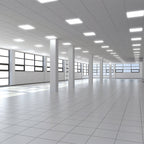 LED Panel Deckenleuchte Rasterleuchte 62x62 cm schaltbar 28W-40W 4800lm Büro mit Netzteil sehr flach – Bild 8