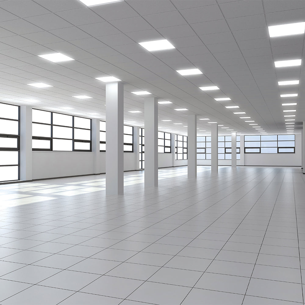 LED Panel Deckenleuchte Rasterleuchte 62x62 cm schaltbar 28W-40W 4800lm Büro mit Netzteil sehr flach – Bild 8